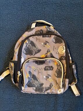 Pottery barn Star Wars gray Kids mini Backpack